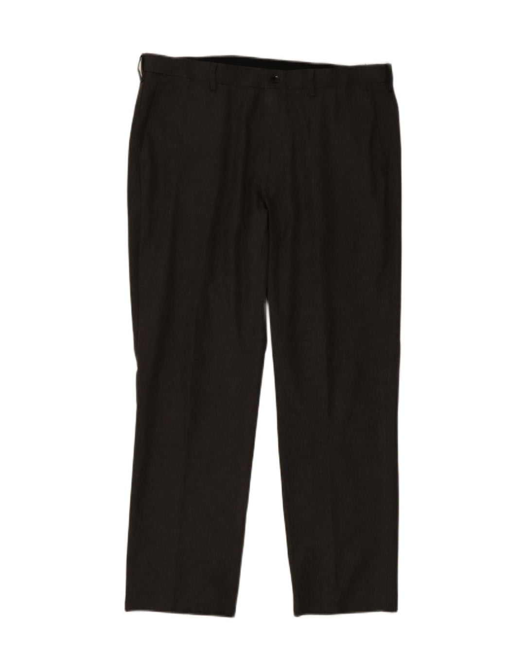 Marks & Spencer Pantaloni de costum pentru bărbați, drepti, cu croiala normală, L38 L30, gri