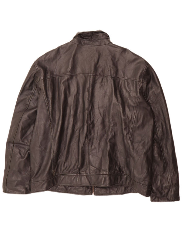 Jachetă de piele pentru bărbați In Extenso UK 44 2XL Negru