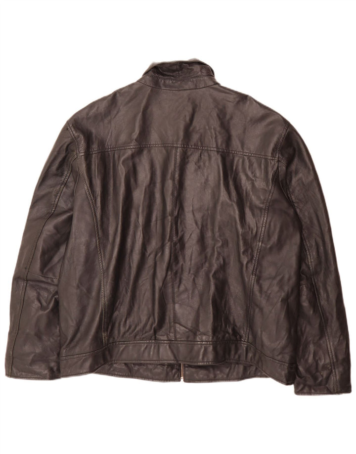 Jachetă de piele pentru bărbați In Extenso UK 44 2XL Negru