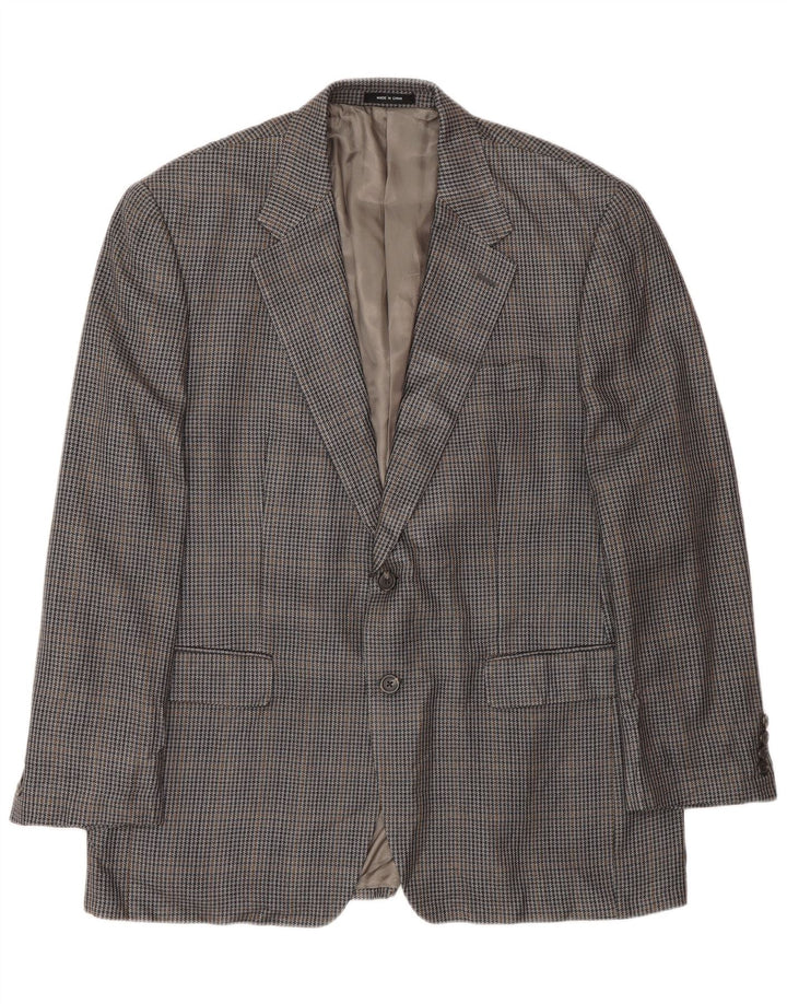 Jachetă Blazer pentru bărbați Chaps, cu 2 nasturi, UK 42 XL, picior de gală gri