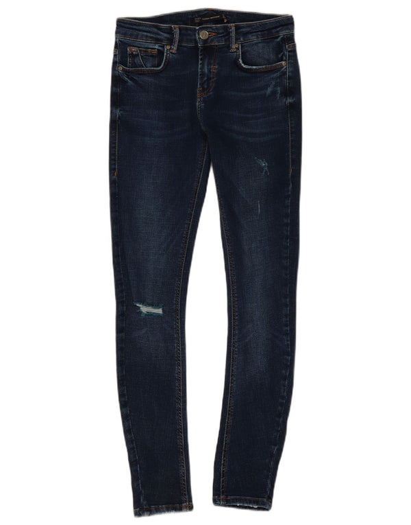 Blugi Skinny Trafaluc pentru Damă Zara EU 36 XS W26 L28 Bleumarin
