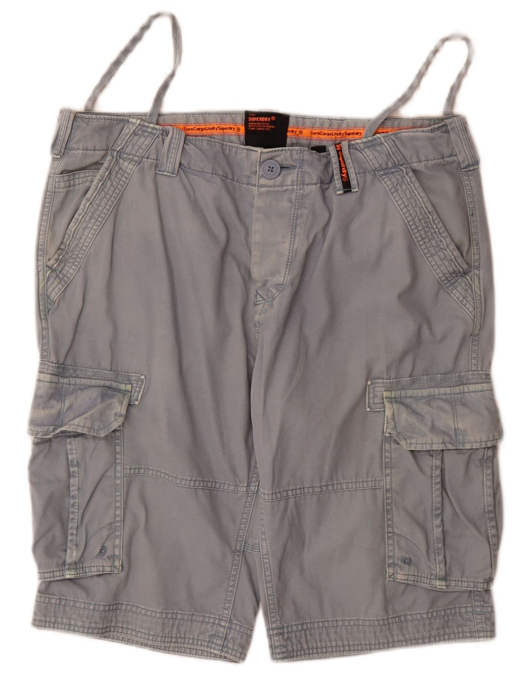 Pantaloni scurți cargo Superdry pentru bărbați W36, mare, albastru, bumbac