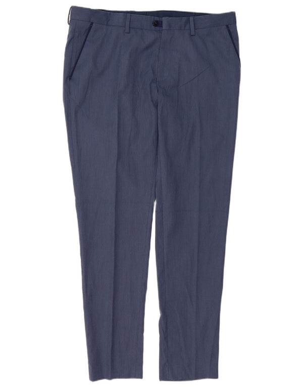 Pantaloni chino slim pentru bărbați Zara EU 44 Large L34 L31 Poliester albastru