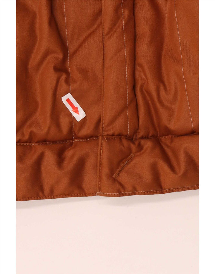 Bomber vintage pentru bărbați IT 48 Medium Brown Poliester Retro