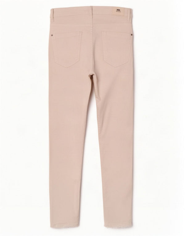 Blugi skinny dama Zara EU 38 Mici L28 L27 Alb