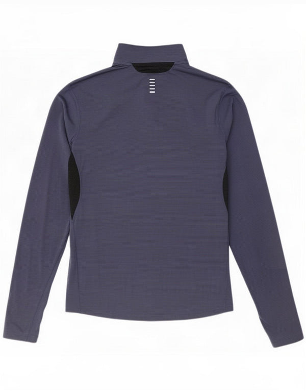 Under Armour Mens Heat Gear Pullover Trening Top Medium Blue Pinstripe
