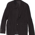 RICHMOND Mens 2 Button Blazer Jacket IT 50 Large Black Wool Vintage Richmond and Second-Hand Richmond from Messina Hembry 