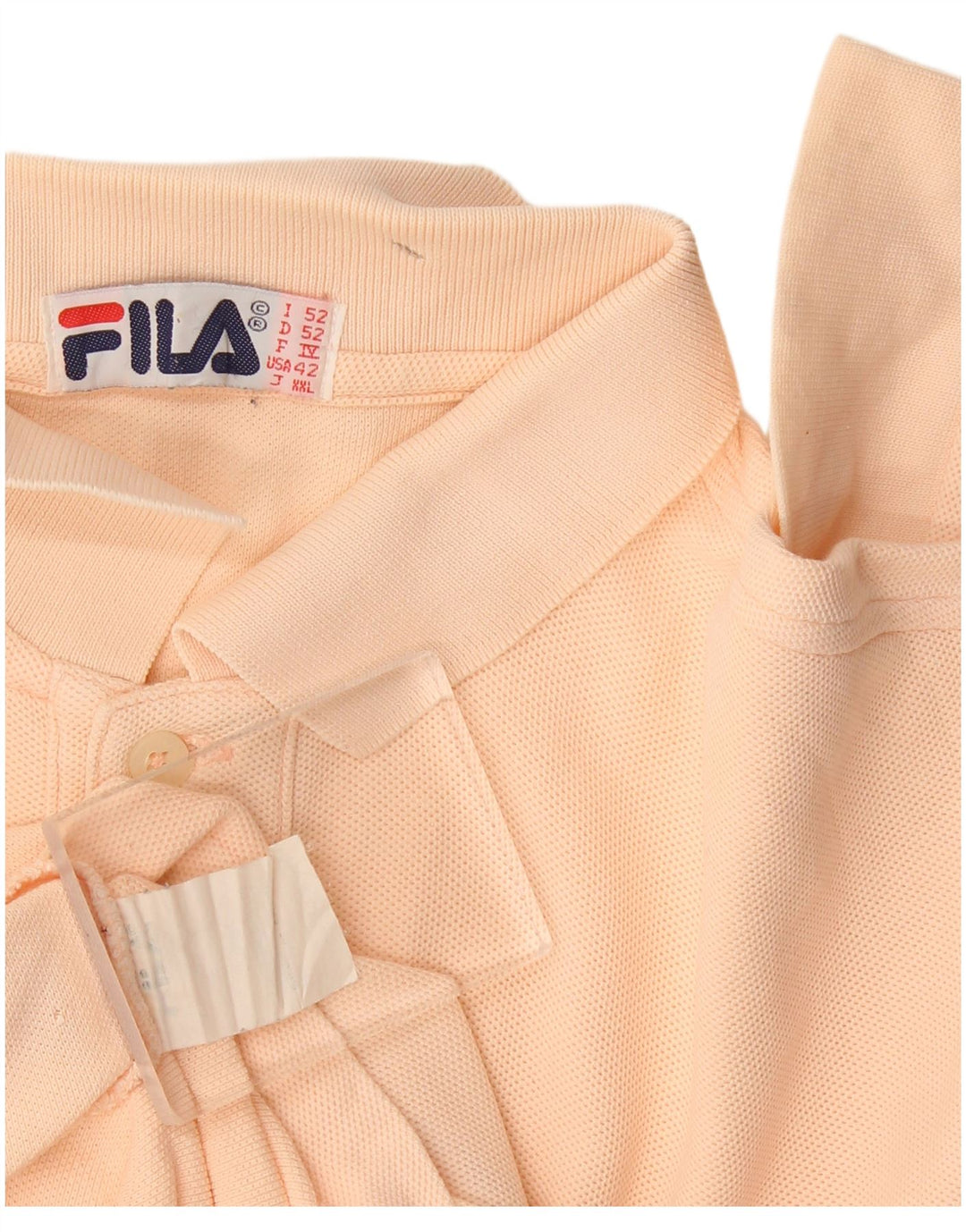 Tricou polo cu mânecă lungă pentru bărbați Fila IT 52 Large Pink