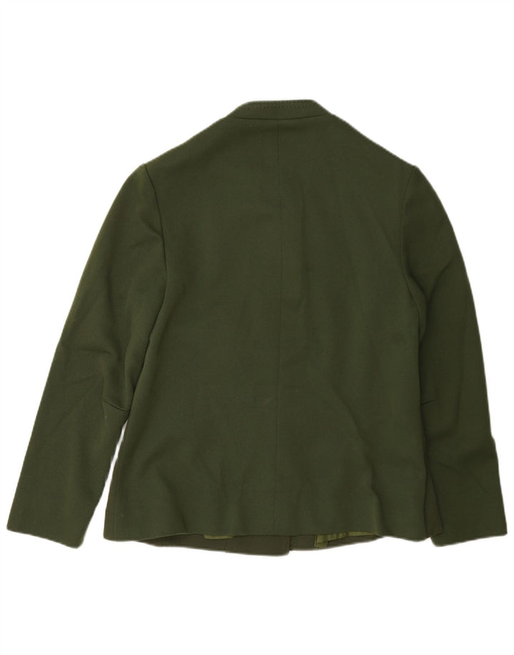 Bomber vintage pentru femei UK 14 verde mediu