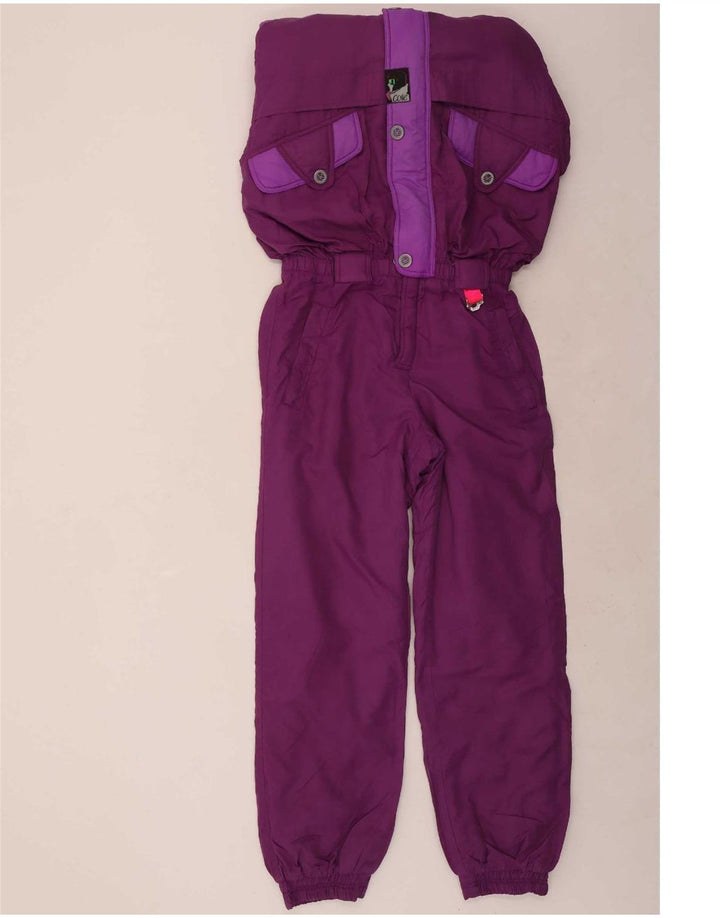 Salopetă de schi Colle pentru femei UK 12 Medium Purple Colorblock