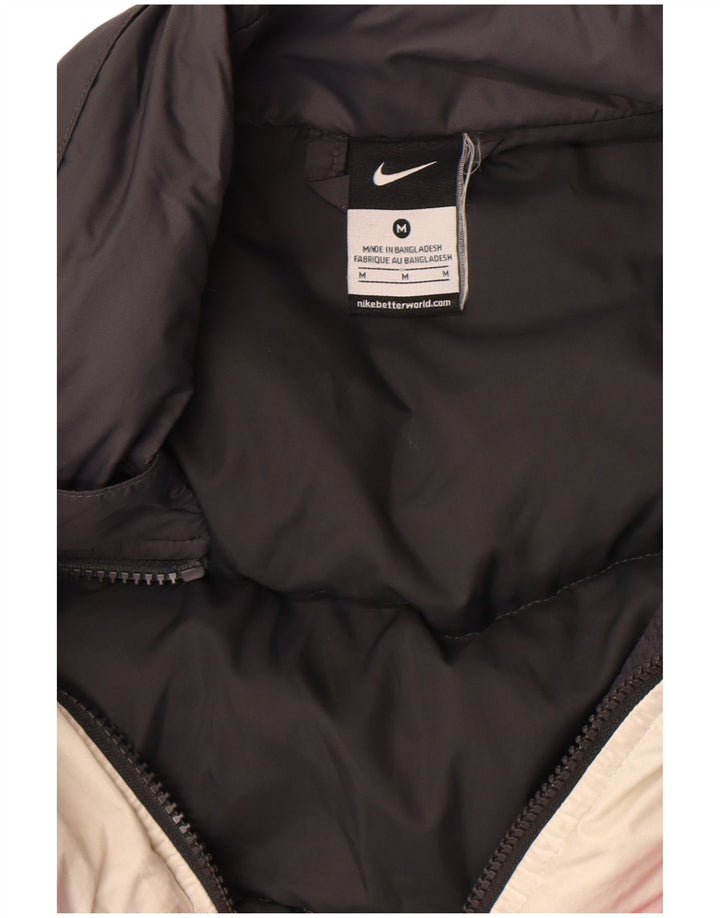 Jachetă căptușită Nike pentru femei UK 14 Medium Black Colorblock