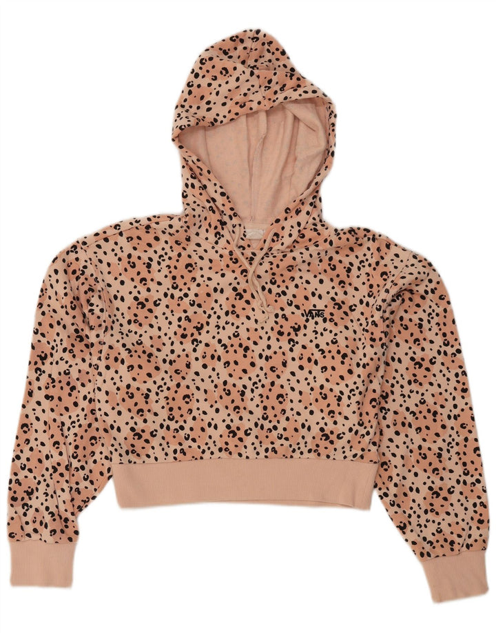 VANS Jumper crop pentru femei UK 10 Bumbac cu imprimeu animal roz mic
