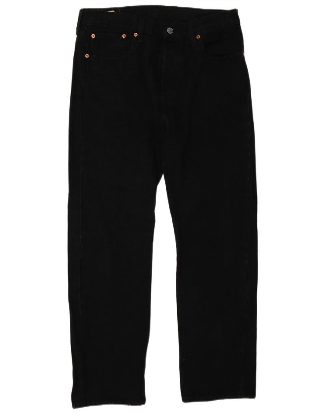 Blugi 501 drepti pentru bărbați Levi's W32 L30 bumbac negru