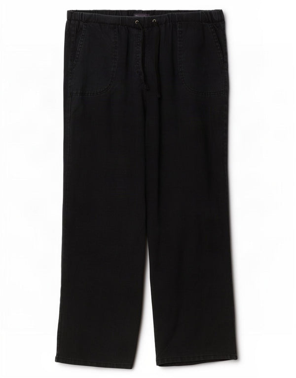 Pantaloni chino drepti pentru femei Marks & Spencer UK 16 Large W36 L29 Black