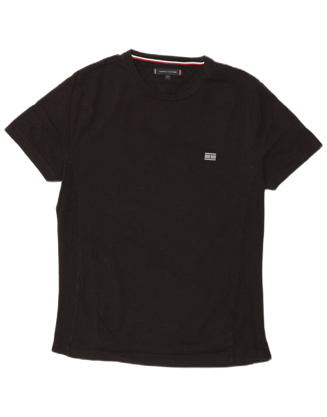 Tricou pentru bărbați Tommy Hilfiger Top Mediu Negru