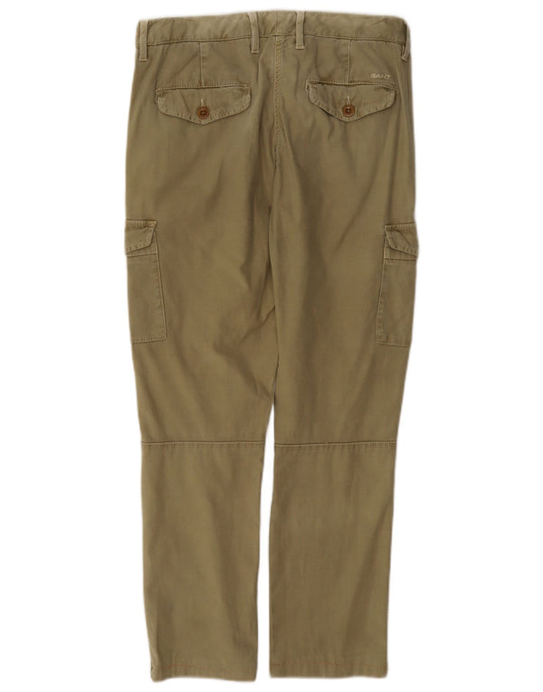 Pantaloni cargo subțiri pentru femei Gant UK 8 Small W27 L26 Khaki