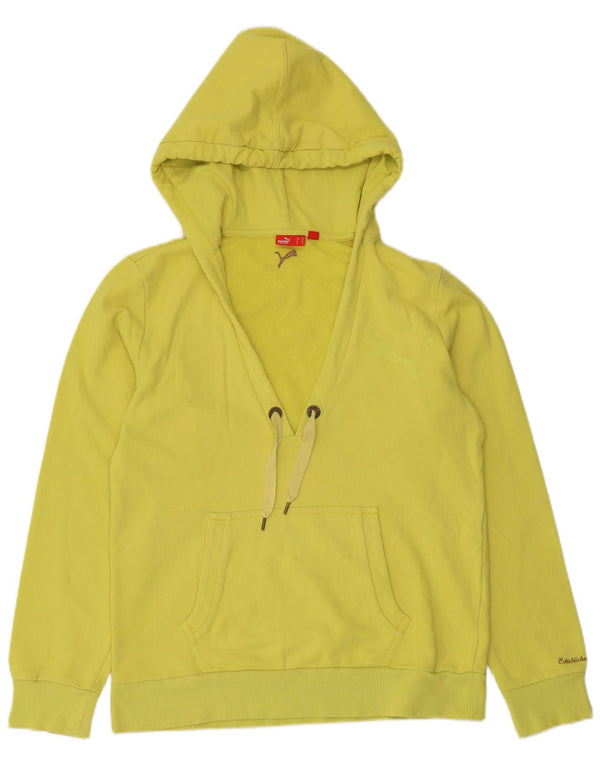 Pulover Puma pentru femei, UK 16, mare, galben din bumbac