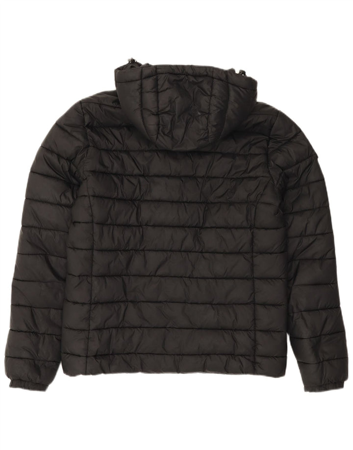 Jachetă căptușită cu glugă Superdry pentru bărbați UK 38 Medium Black Nylon