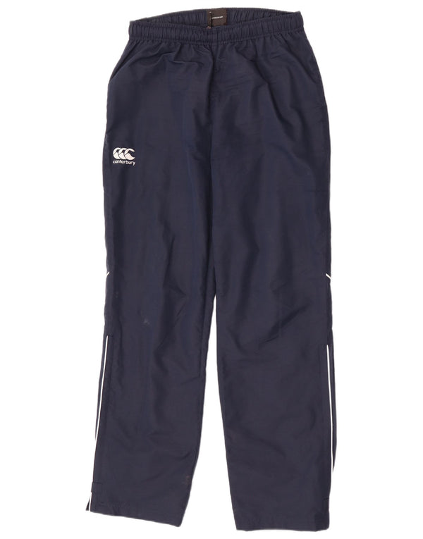 Pantaloni impermeabili pentru bărbați Canterbury, poliester mediu bleumarin