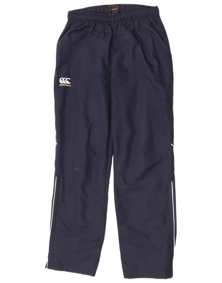 Pantaloni impermeabili pentru bărbați Canterbury, poliester mediu bleumarin