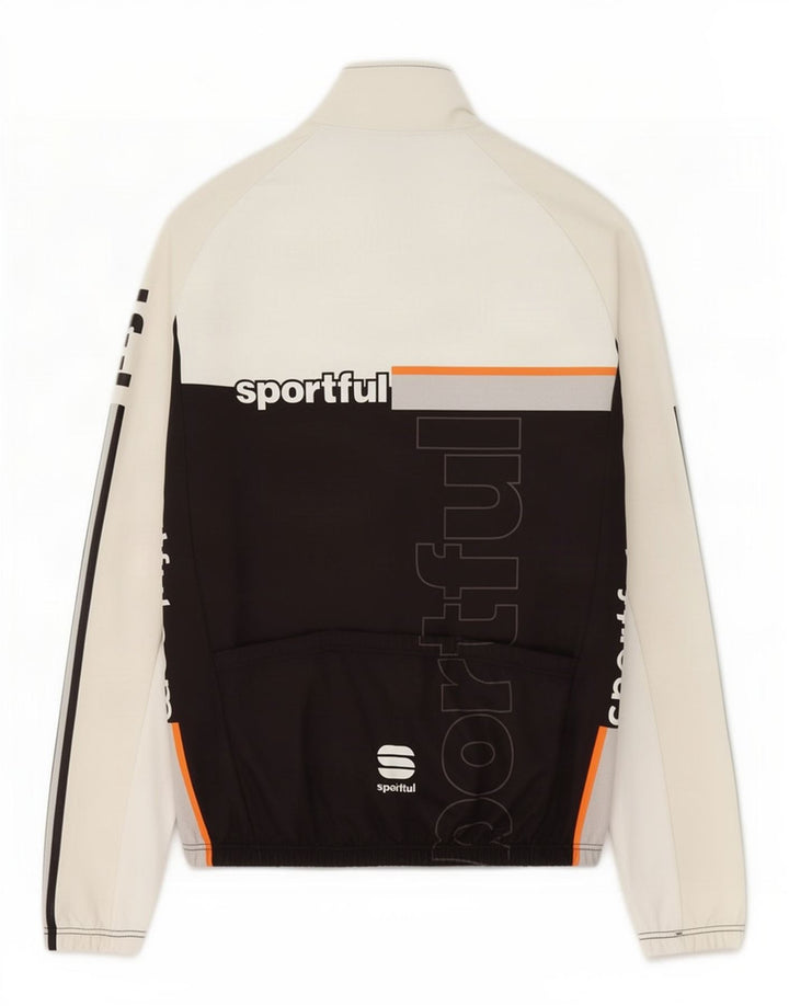 Sportful Trening grafic pentru bărbați Jachetă XL, alb, poliester color bloc