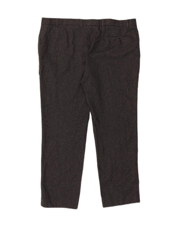 Marks & Spencer Pantaloni de costum pentru bărbați L42 L31 Lână gri