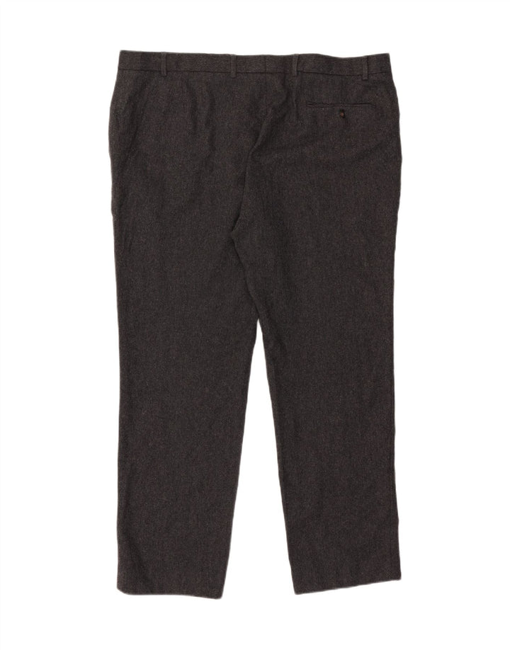 Marks & Spencer Pantaloni de costum pentru bărbați L42 L31 Lână gri
