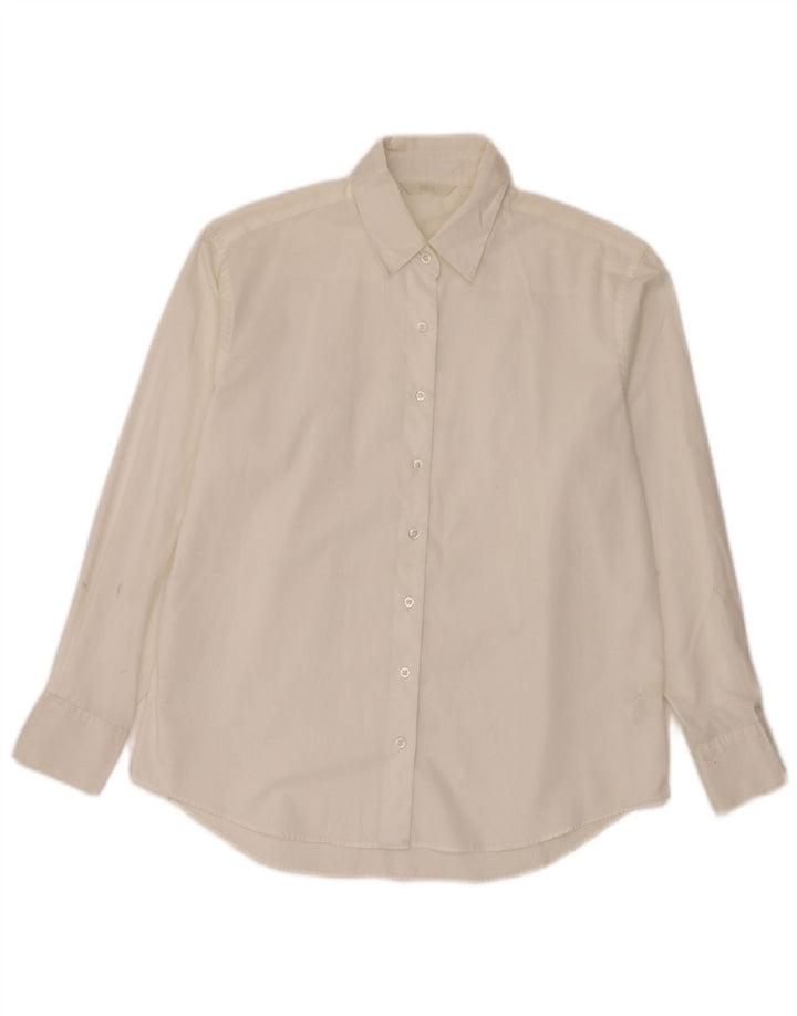Cămașă pentru femei Marks & Spencer UK 12 Medium White Bumbac