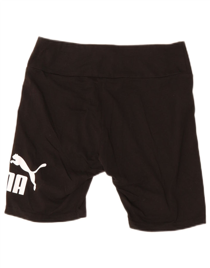 Pantaloni scurti sport grafic PUMA pentru femei UK 12 Medium Black