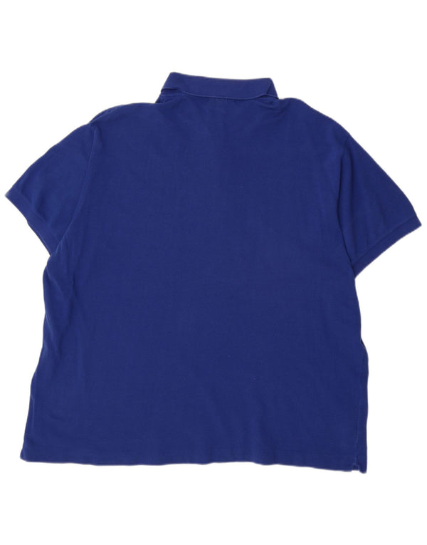 Tricou polo LACOSTE pentru bărbați, cu tăiere clasică, mărimea 8 3XL, bumbac albastru