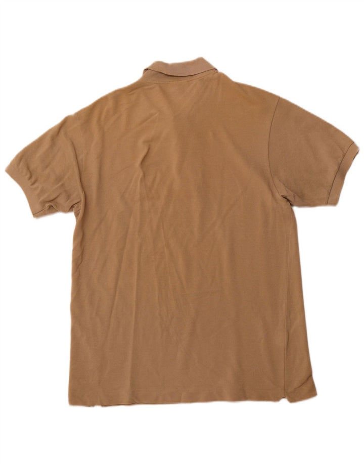 Tricou polo pentru bărbați LACOSTE Mărimea 4 Maro Mediu