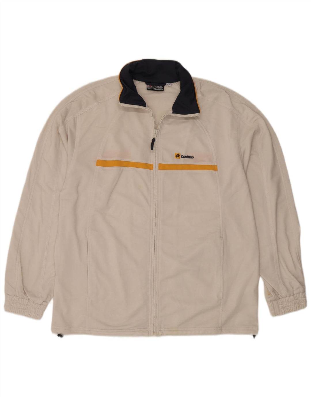 Jachetă de trening pentru bărbați LOTTO, XL, poliester alb