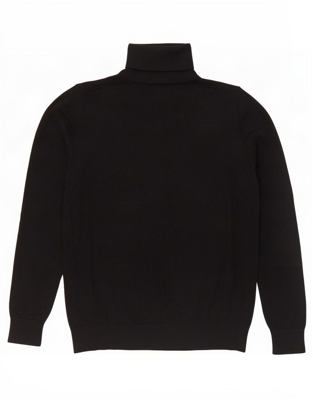 Massimo Dutti Pulover cu gât rulat pentru femei UK 14 Mătase mare neagră