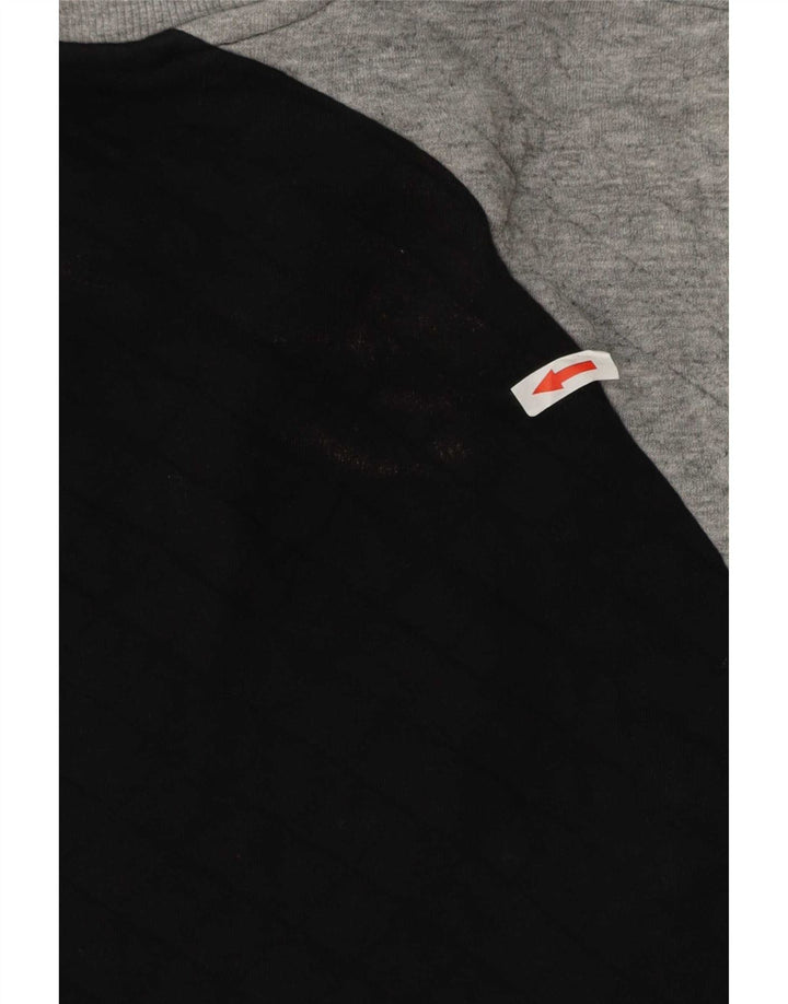 Jachetă de trening pentru bărbați Zara, mare, neagră, color block, bumbac