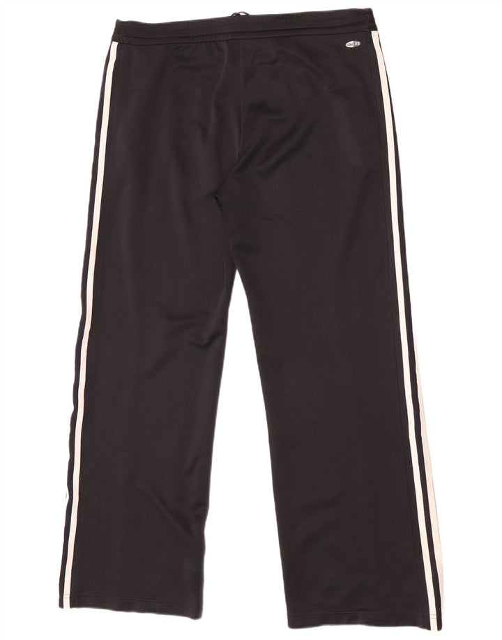 Pantaloni de trening Adidas pentru femei UK 14 Poliester negru mare