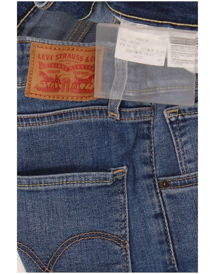 Blugi skinny pentru femei Levi's W30 L26 albastru