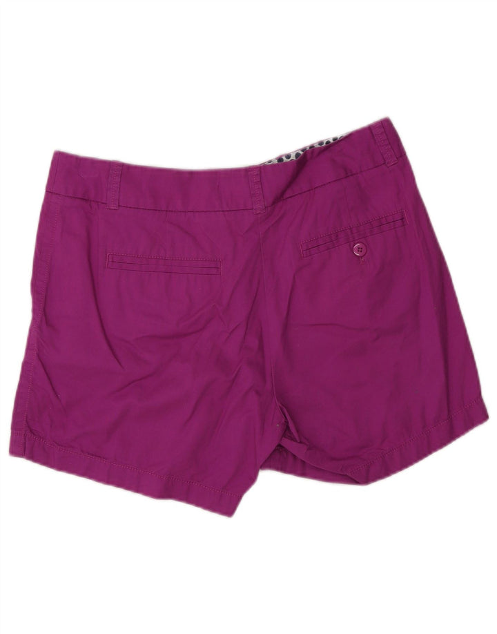 Pantaloni scurti chino pentru femei J. CREW US 4 Small W30 Purple Bumbac