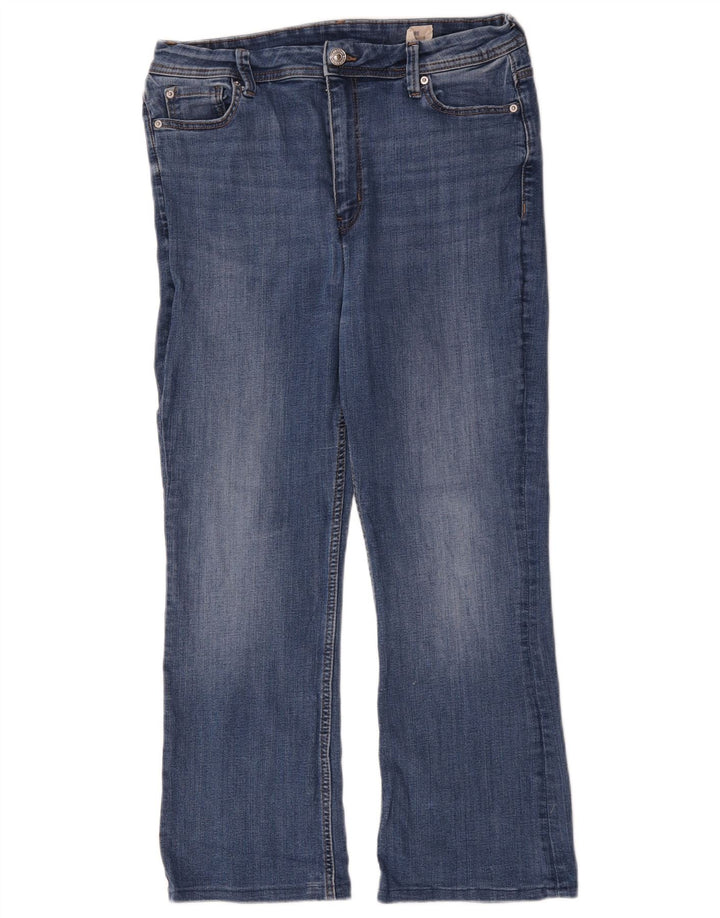 Blugi Bootcut pentru femei Marks & Spencer W32 L26 Bumbac albastru