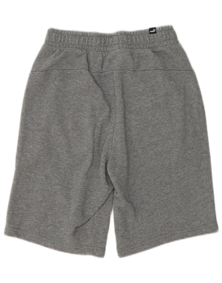 Pantaloni scurti sport PUMA pentru bărbați, bumbac cu pete gri mici