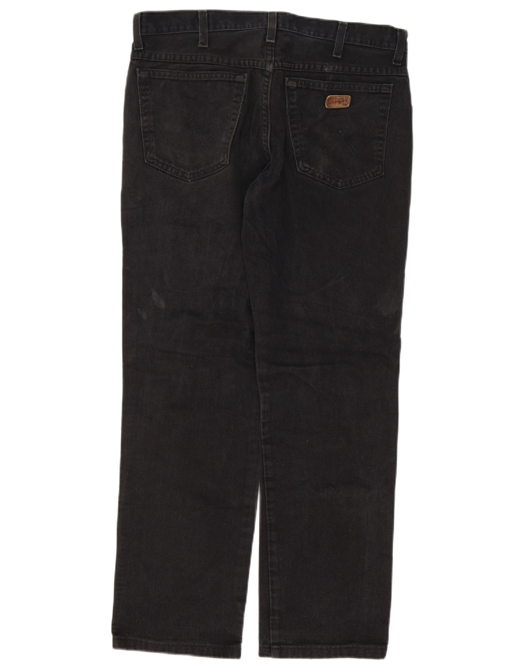 Blugi drepte pentru bărbați Wrangler Texas W34 L27 bumbac negru