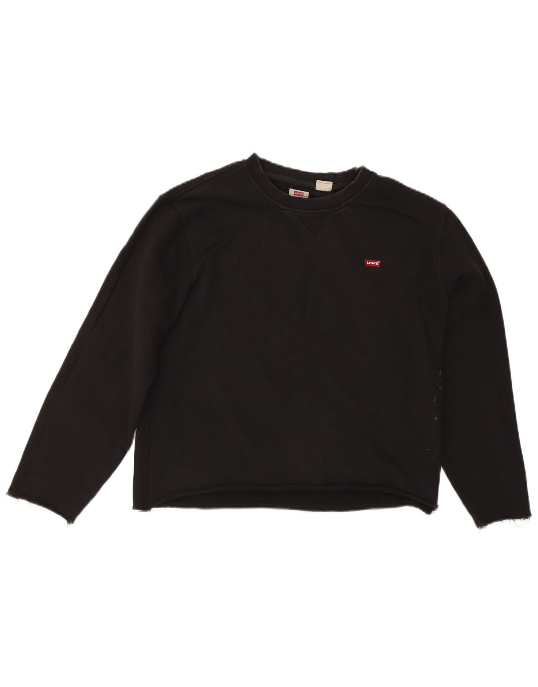Pulover Levi's Standard oversized pentru femei UK 14 Medium Black