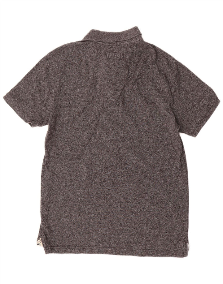 Tricou polo pentru bărbați Fat Face, bumbac cu pete gri mediu
