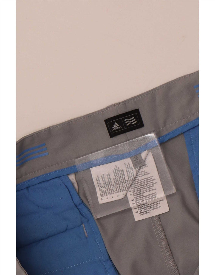 Pantaloni scurți chino pentru bărbați Adidas W38 XL poliester gri