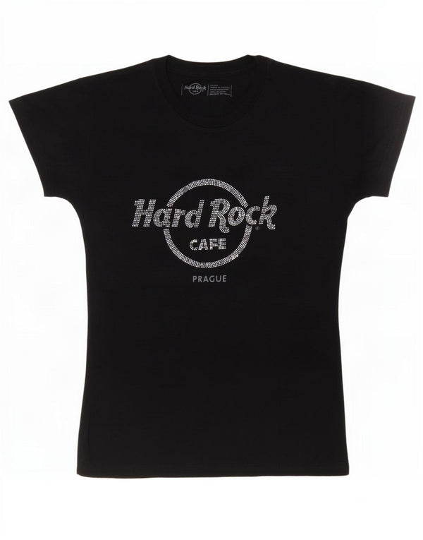 Tricou grafic Praga pentru femei Hard Rock Cafe Top UK 10 Small Bleumarin