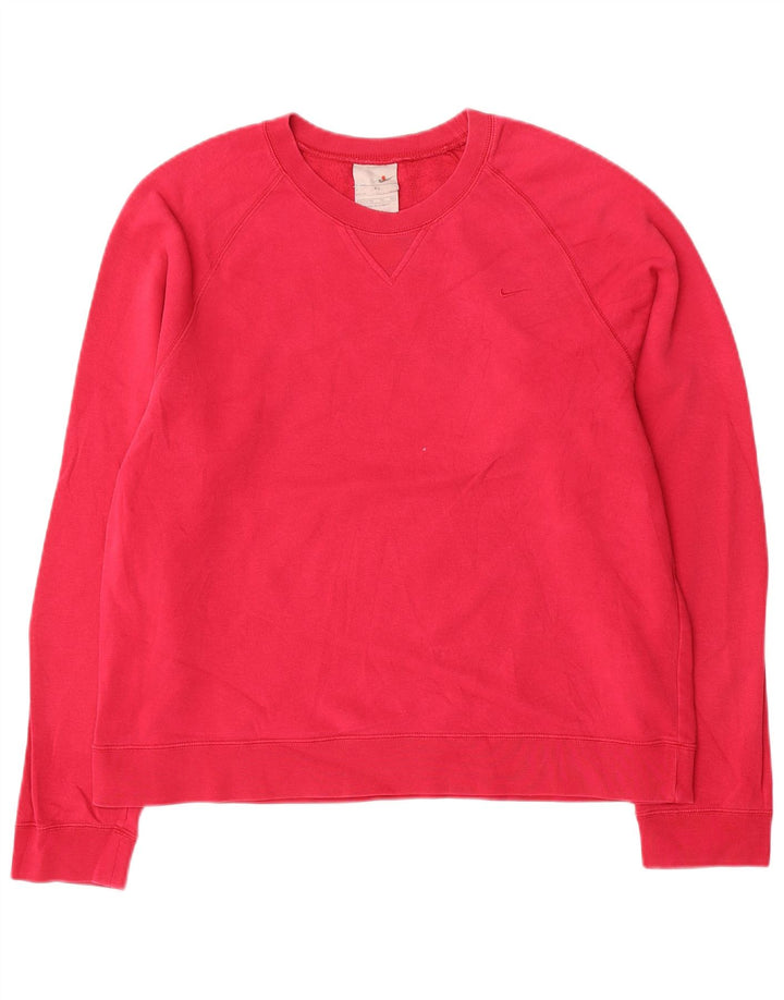 Pulover Nike pentru femei, bumbac roz US 16/18 XL