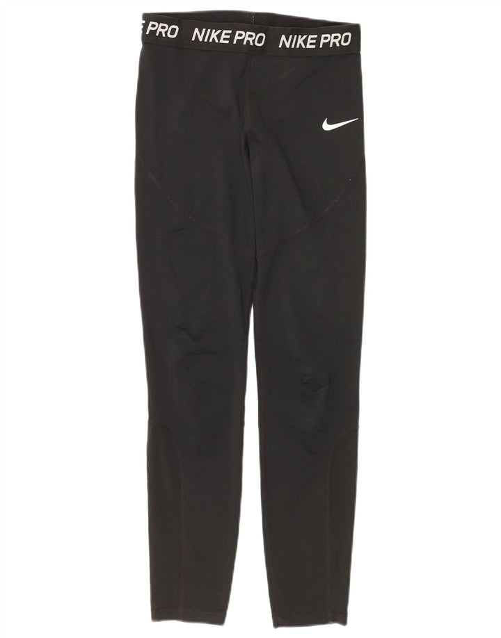 Leggings NIKE Fete Dri Fit Graphic 12-13 ani Poliester negru mare