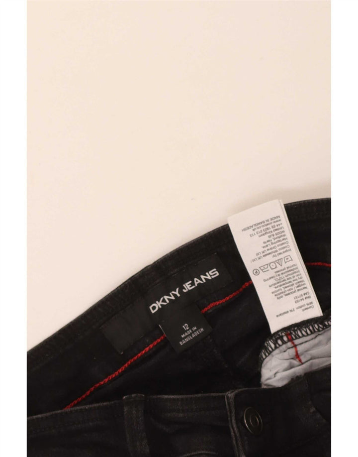 Pantaloni scurți din denim Dkny pentru femei US 12 Large W30 Bumbac negru