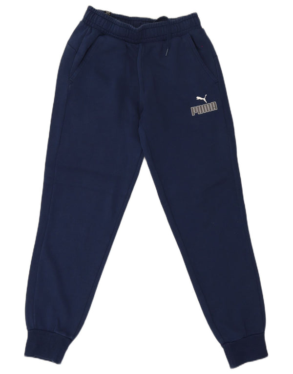 Pantaloni de trening cu grafică Puma pentru bărbați Pantaloni de jogging mici, bleumarin