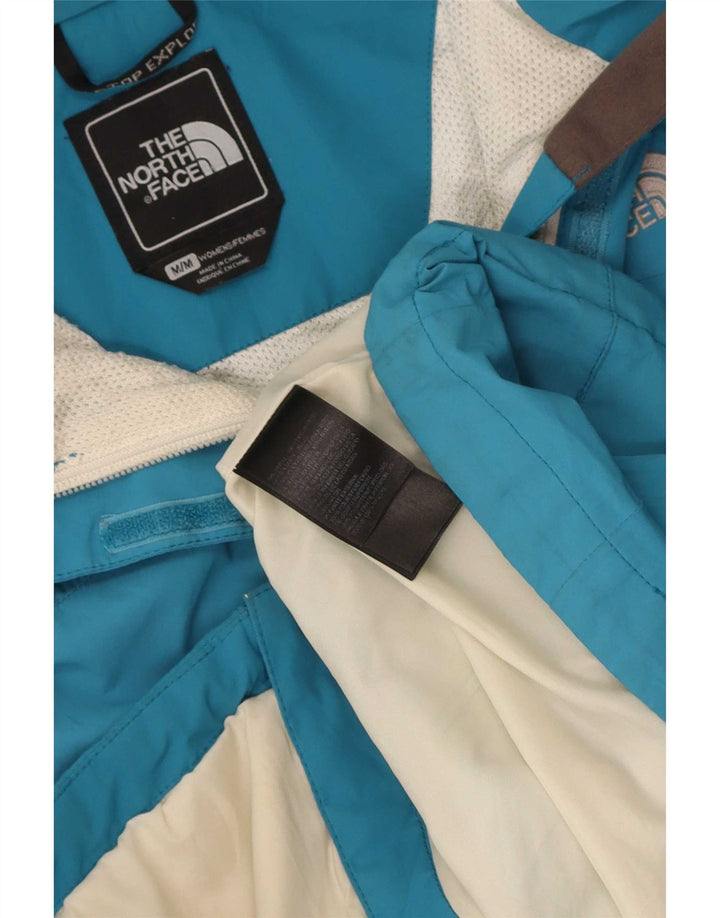 Jachetă de ploaie cu glugă The North Face pentru femei UK 14 Medium Blue Poliester