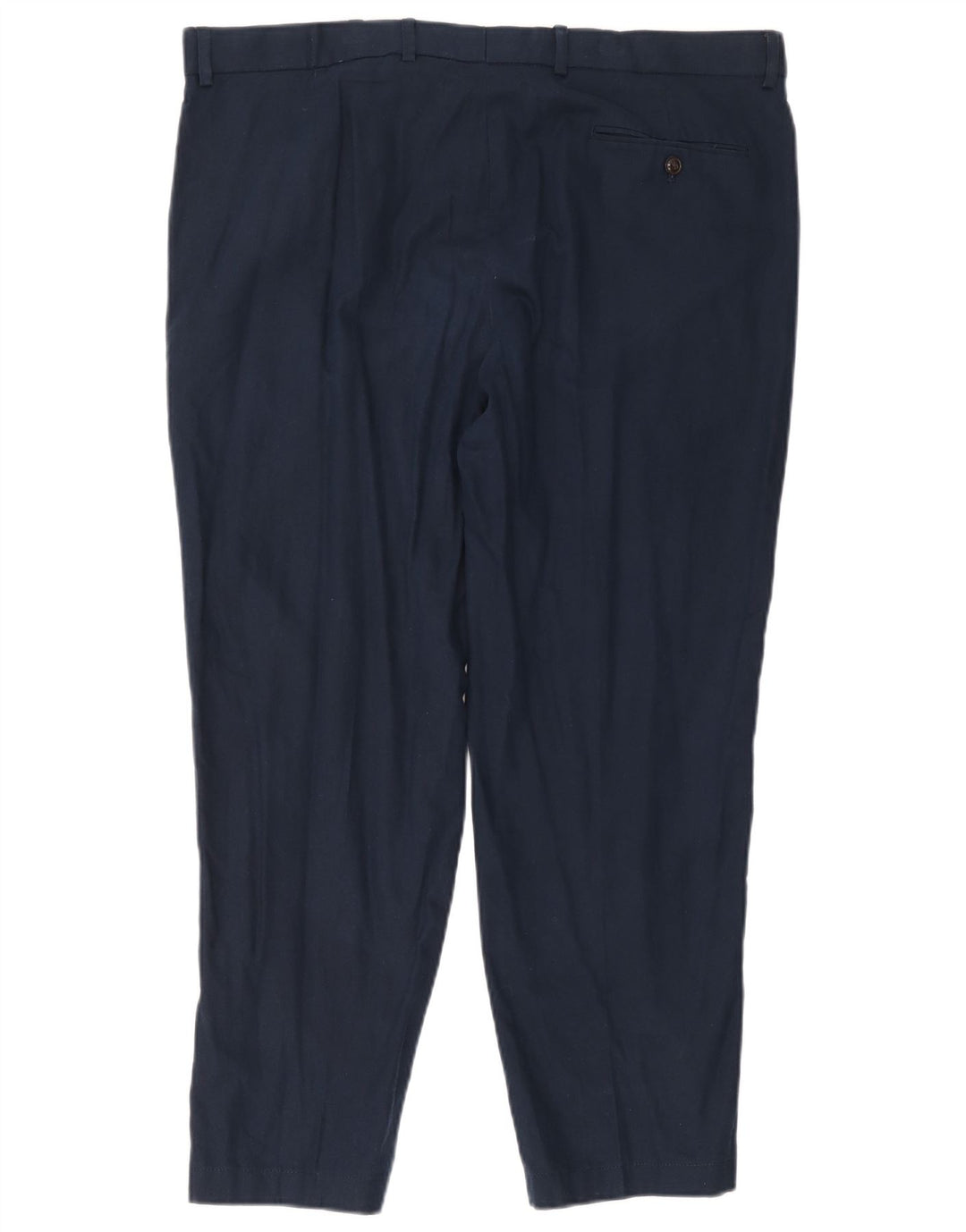 Pantaloni chino obișnuiți pentru bărbați Marks & Spencer L40 L31 in albastru bleumarin
